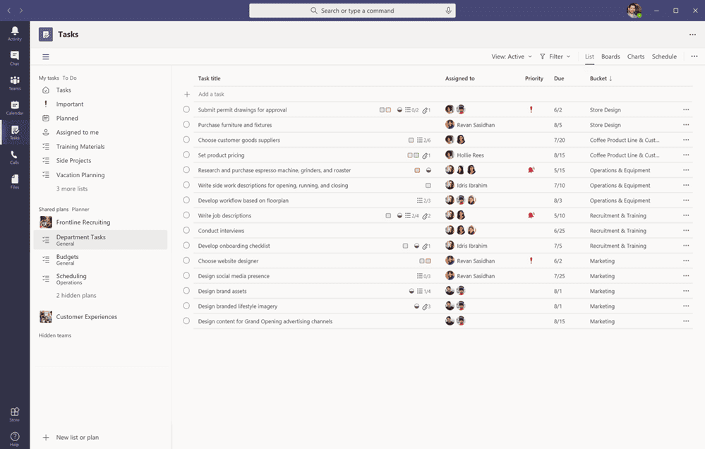 Microsoft planner