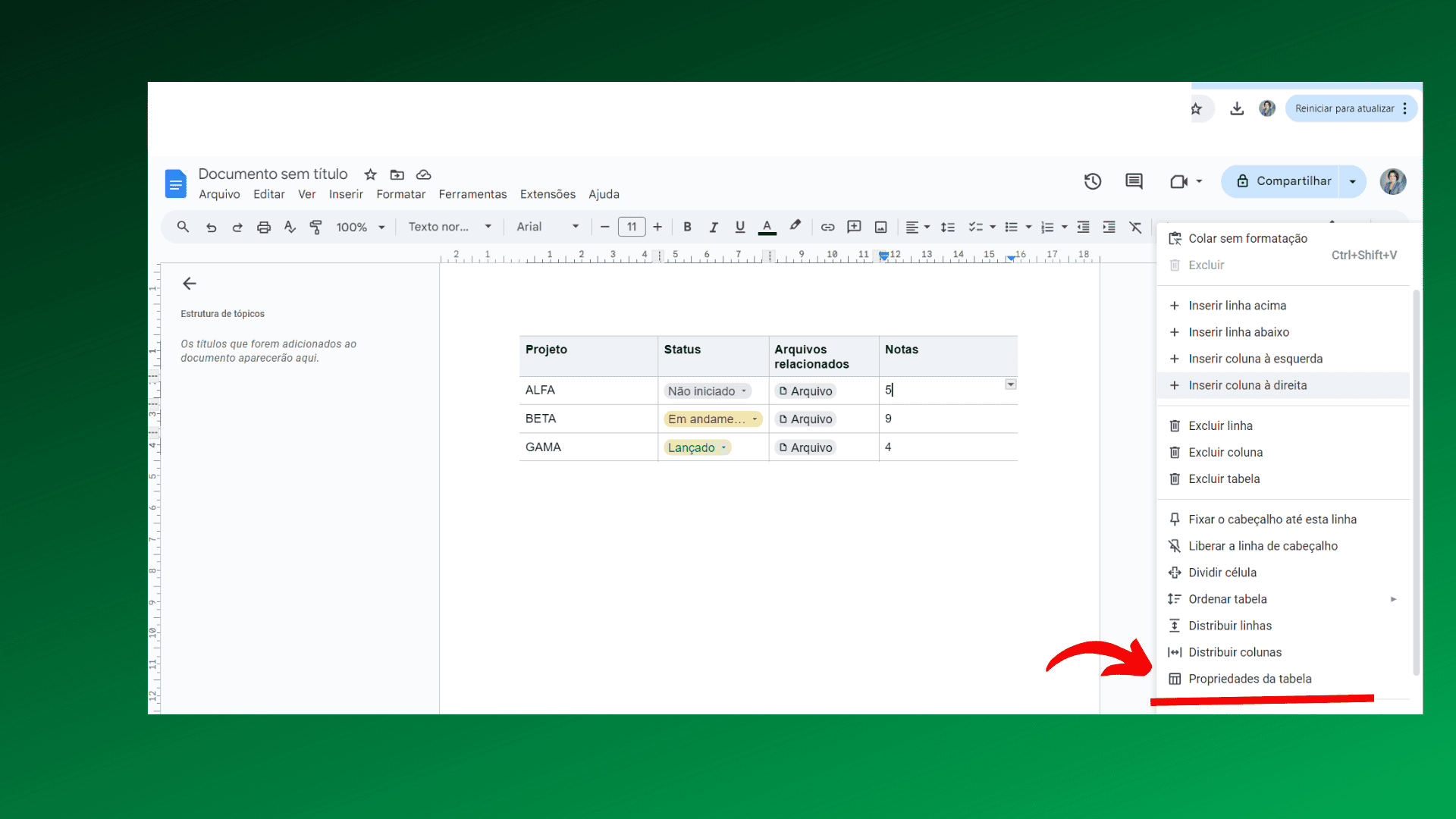 Tutorial de como repetir cabeçalho de tabela no Word