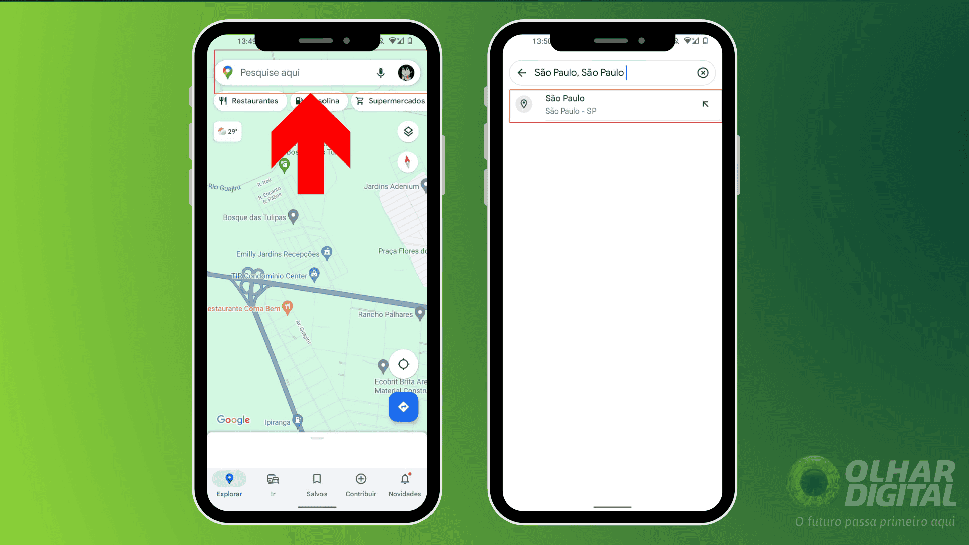 2 - como baixar o mapa de uma cidade para acessar off-line