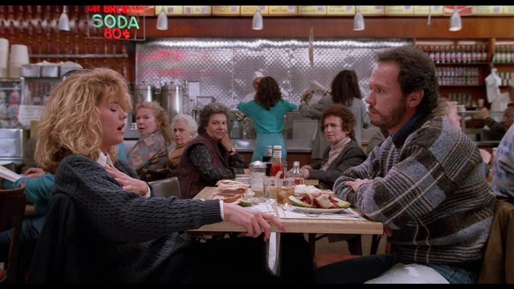 Famosa cena do filme Harry e Sally - Feitos Um para o Outro