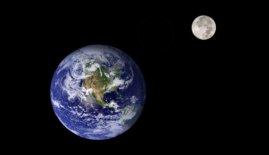 O mesmo acontece com a Terra e a Lua (Crédito: Paul Prescott/ Shutterstock) 