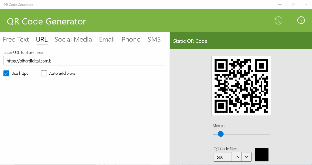 qr code generator no windows