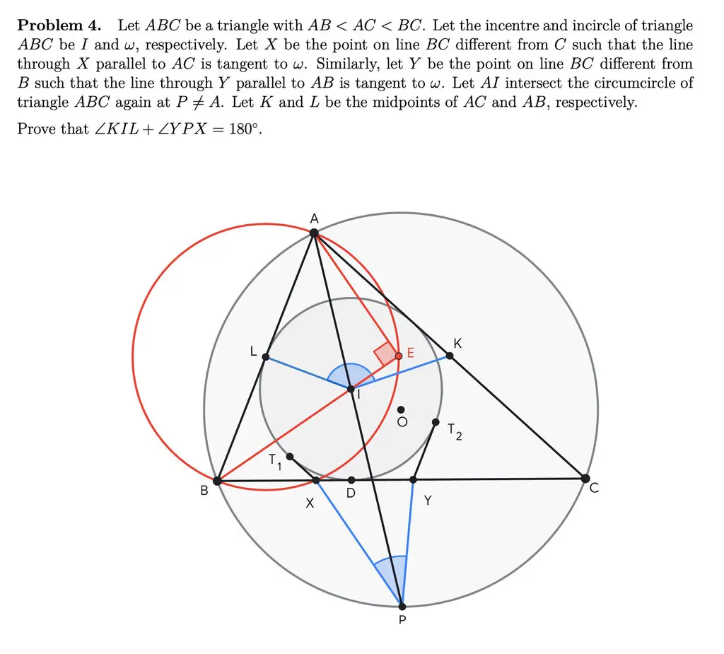 Enunciado de uma equação matemática