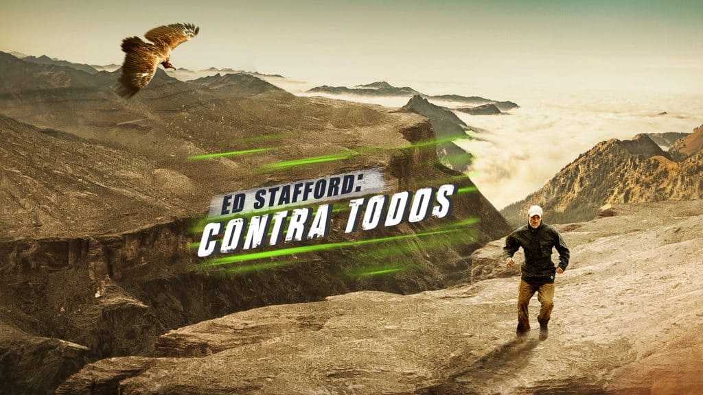 Ed Stafford em sua série de sobrevivência Ed Stafford Contra Todos