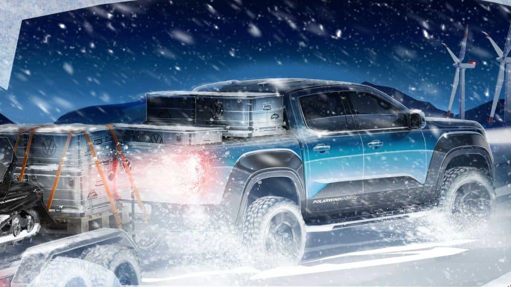 Nova picape Amarok 2023 da Volkswagen em teaser