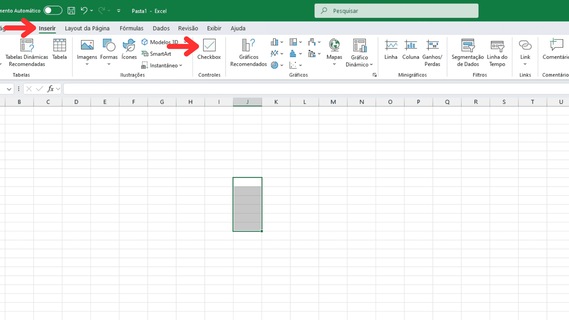 Como colocar caixa de seleção no Excel. Imagem: Reprodução/Olhar Digital