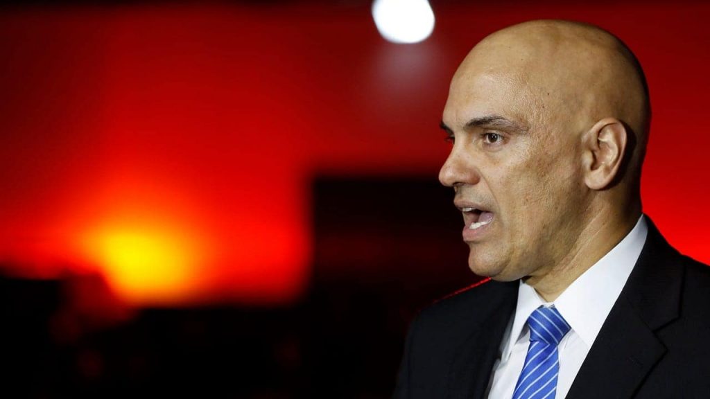 Ministro Alexandre de Moraes, do STF, falando